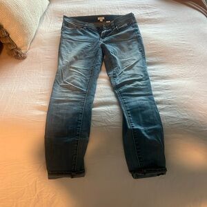 Jcrew light wash skinny jeans